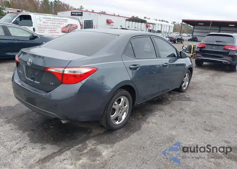 2014 Toyota Corolla Le z USA, uszkodzony, nr VIN 2T1BURHE3EC226791